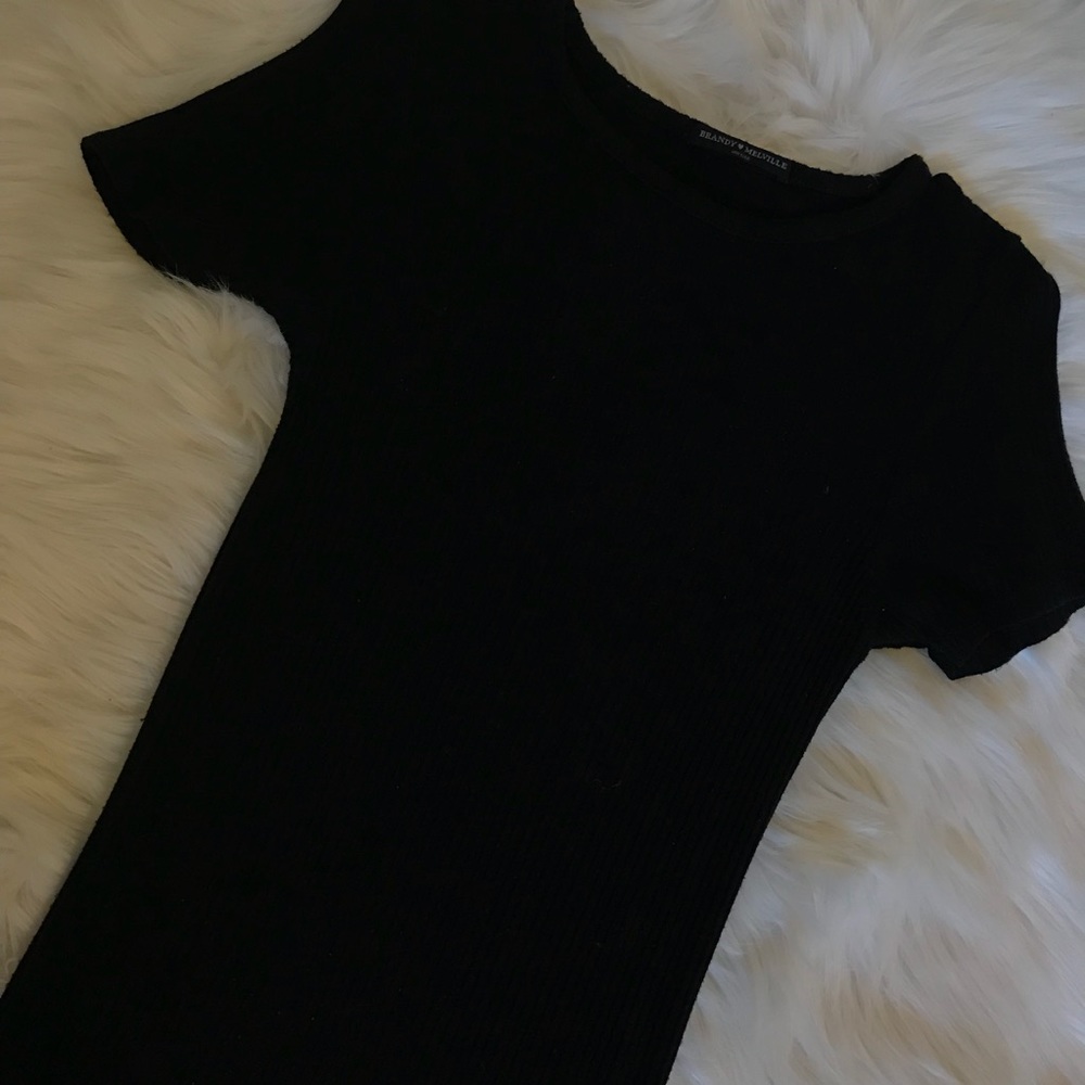 Brandy Melville Black T Shirt Dress